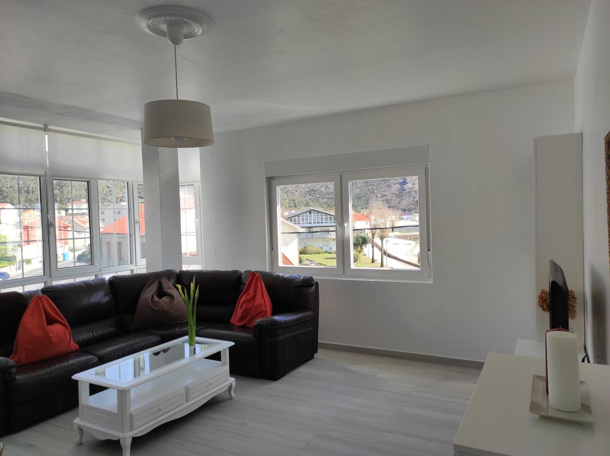 Apartamento Area Pequena Ézaro Esterno foto